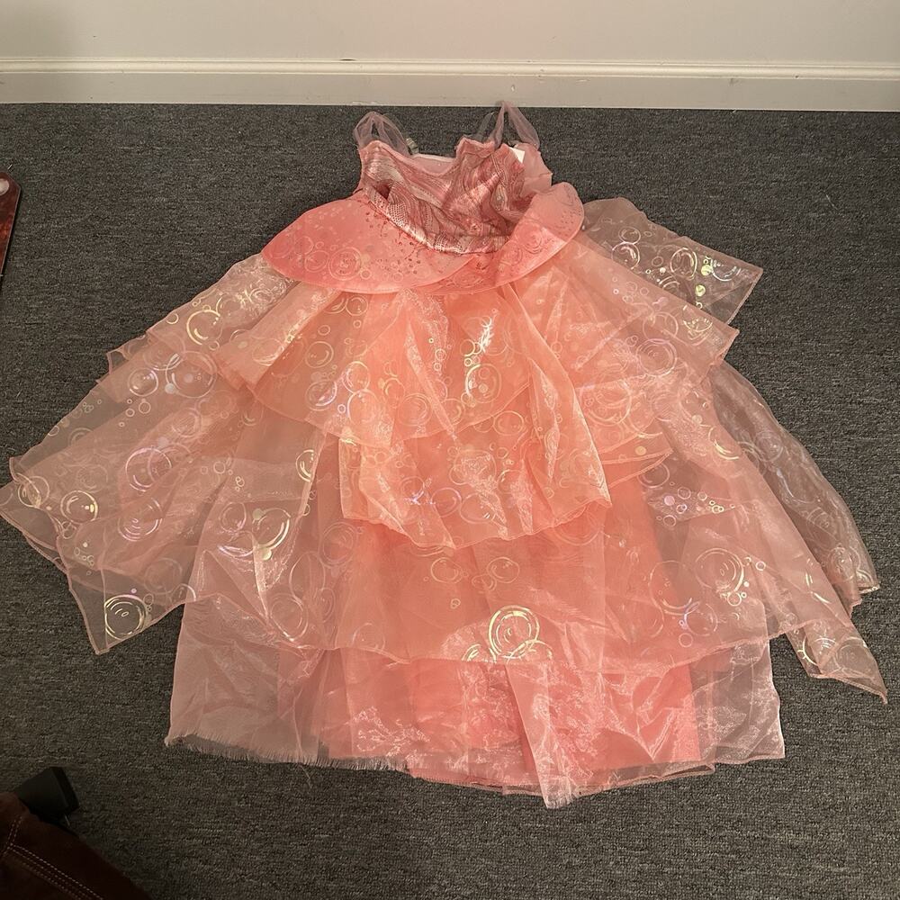 Disguise Wicked Glinda the Good Witch Deluxe Pink Dress Costume Halloween Size L